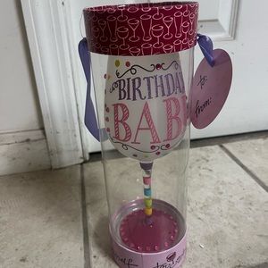 Birthday Wine Glass